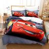 3D Digital Printing Three-Piece Anime Cars Quilt Cover Bedding Bedding Kit