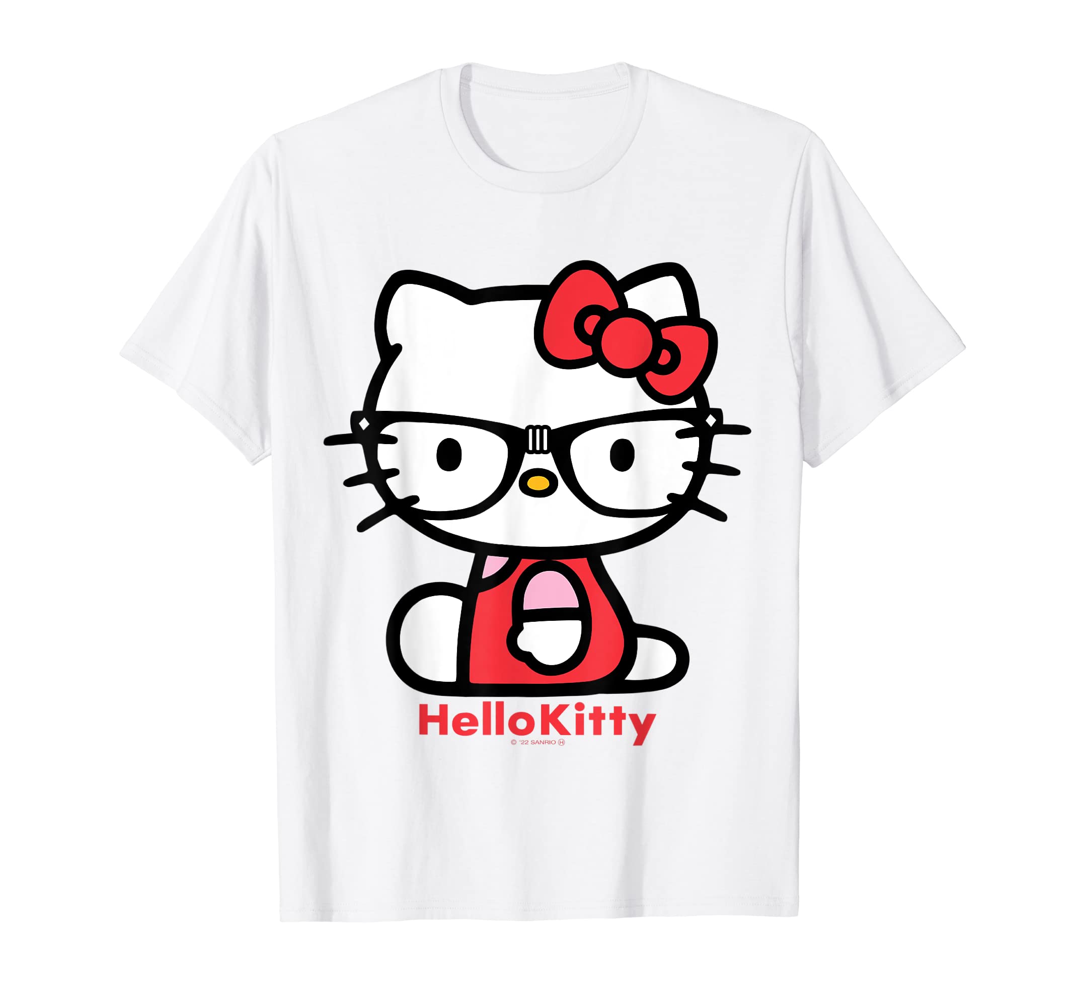 

Футболка Hello Kitty US Design с очками белый