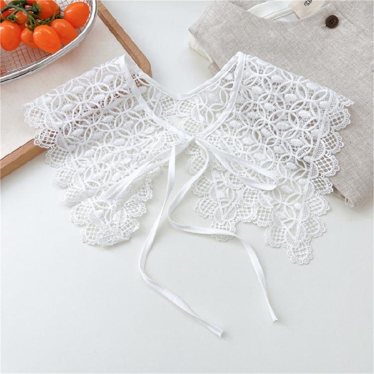 Chic Detachable Neckline Accessory Delicate Lace Spread Lapel Collar 8 Style Choices