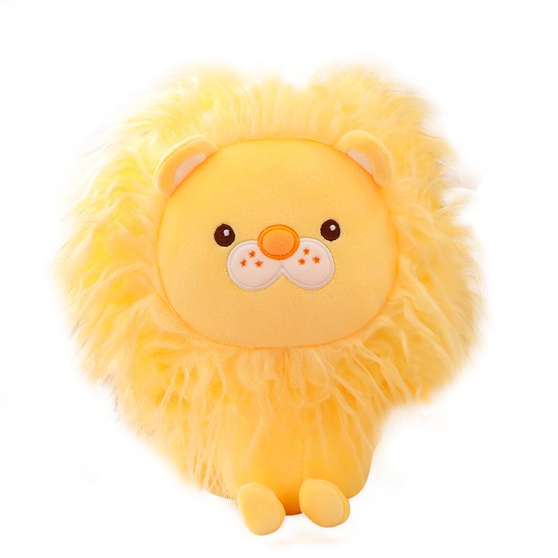 Lovely Lion Leopard Plush Toys Cute Simulation Dolls Pillow Stuffed Soft Real Like Animal Toys Children Kids Decor Gifts 22/28cm