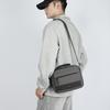 Durable Crossbody Bag Men's Large Capacity Water-Repellent Shoulder Bag Commuter Business Handbag
