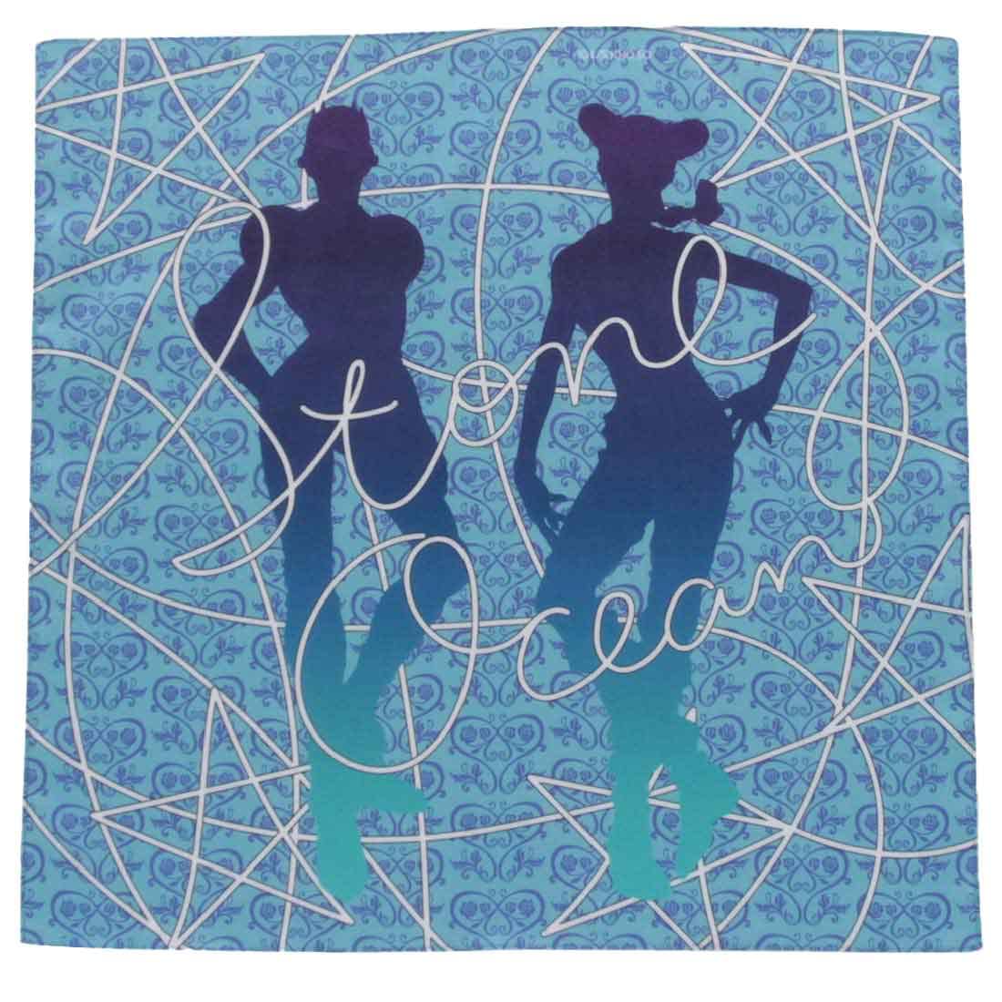 

Причудливые приключения Джоджо: Платок с принтом Stone Ocean (синий) Силуэт Приблизительно. 50см 000125-0006-01