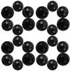 100Pcs Stylish Black Plastic Decor Eyes for DIY Craft Projects Stuffed Animal Accessories Creative Artificial Eyes Aesthetic Fun