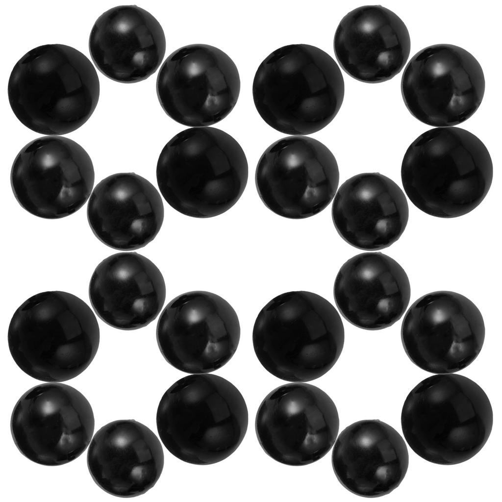 100Pcs Stylish Black Plastic Decor Eyes for DIY Craft Projects Stuffed Animal Accessories Creative Artificial Eyes Aesthetic Fun