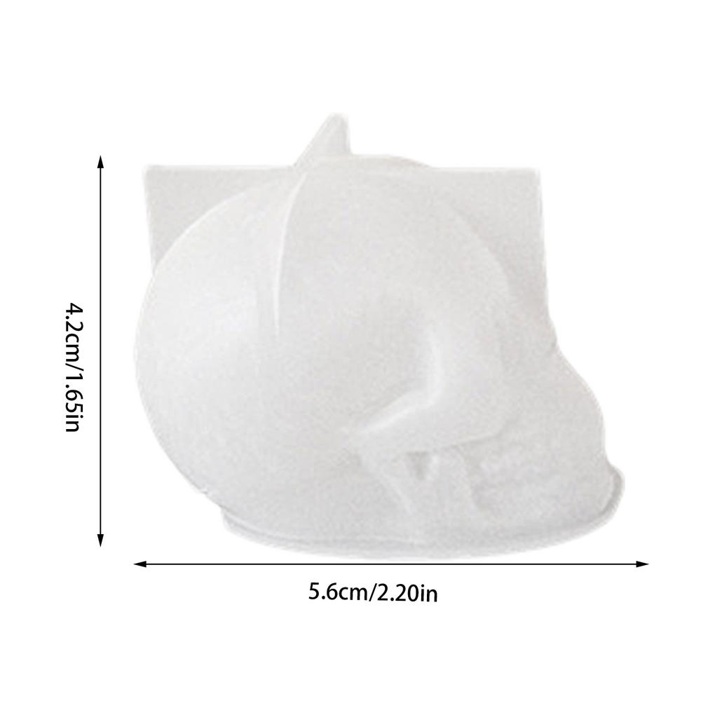 3D Skull Silicone Candle Molds Halloween Skull Decoration Crafts Epoxy DIY Desktop Ornament Decorative Skull Silicone Mold