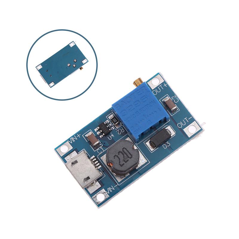 1Pc Dc To Dc Step Up Converter Boost Converter Power Module Mt3608 Mico Type-C Interface Supply Module Dc Voltage Regulator