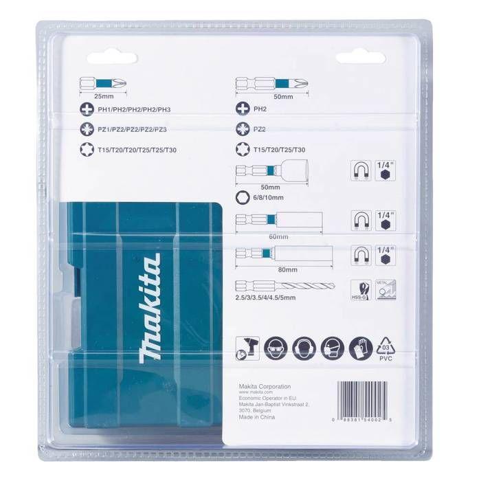 Makita Perceuse, ensembles embouts B-66896