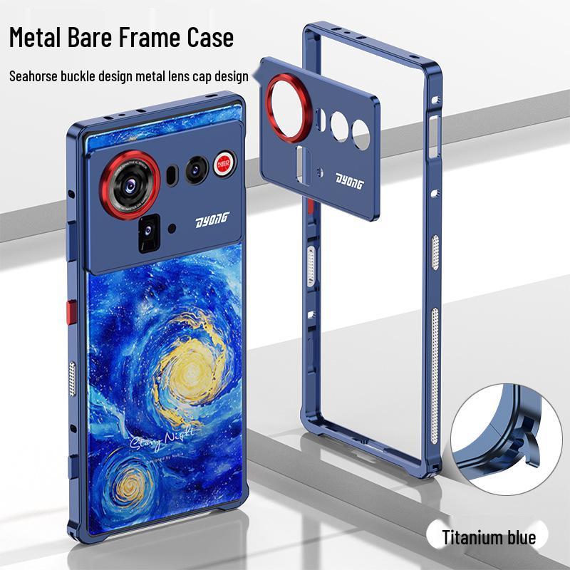 

AZ80 Ultra Metal Anti-Fall Heat Dissipation Phone Case with Lens Protector Nubia Z80 Ultra