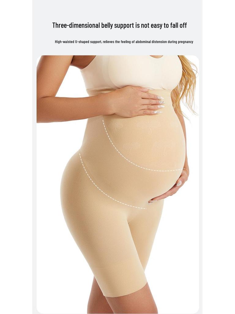 Umstands-High-Waist-Bauchstütz- & Postpartale Form-Leggings
