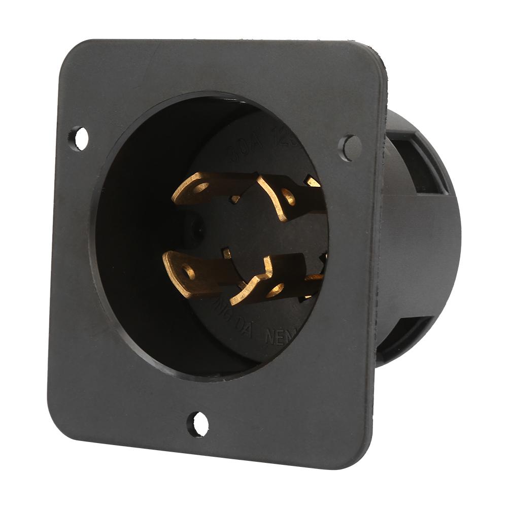 

NEMA L1430C 4Hole Socket Plug 30A UL Listed Industrial Generator Plug