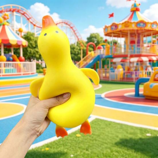 Office Desk Stress Relief Gifts Anti-stress Duck Fidget Toys Cute Pineapple Peanut Decompression Squeeze Toys for Kids Adults Shaped Sensory