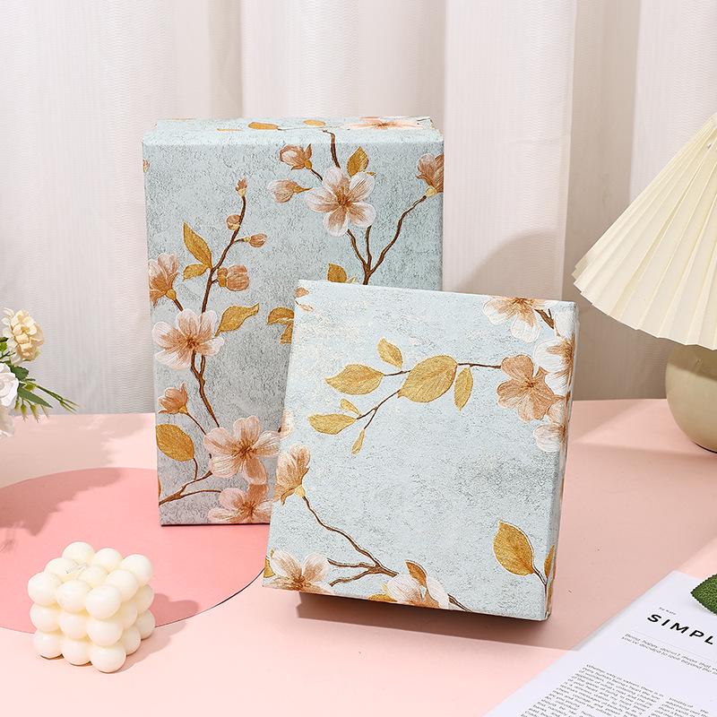Qixi Festival Zijden Sjaal Cadeaubox – Elegante Verpakking voor Souvenir en Cadeau
