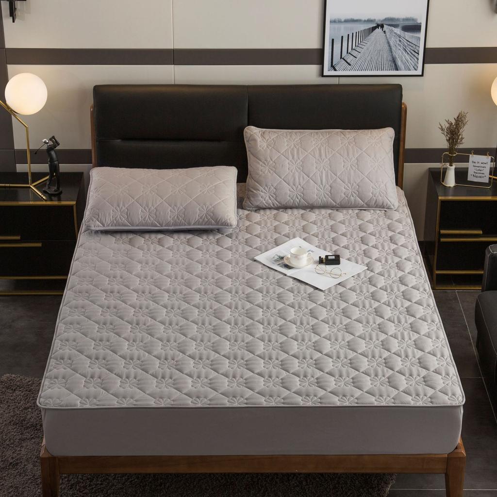 Universal Cotton Four-leaf Clover Bedsure Hypoallergenic Antibacterial Mattress Pad, Non-slip Breathable Ultra Soft Quilted Mattress Protector Cover