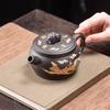 Color-changing Purple Clay Pot, Stone Scoop, Baicai Single Pot, Handmade Teapot, One Pot, Two Cups, Gift Box, Hardcover, Souvenir