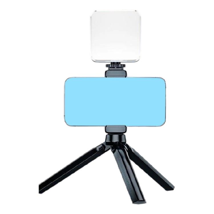 Versatilitys 2500K-9000K LED Video Fill Light With Triple Cold Shoe Mount Slimly Design For Live Streaming Creatives