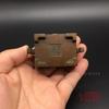 Pure Horse Trough Mini Small Copper Square Tripod Incense Burner Xuande Burne