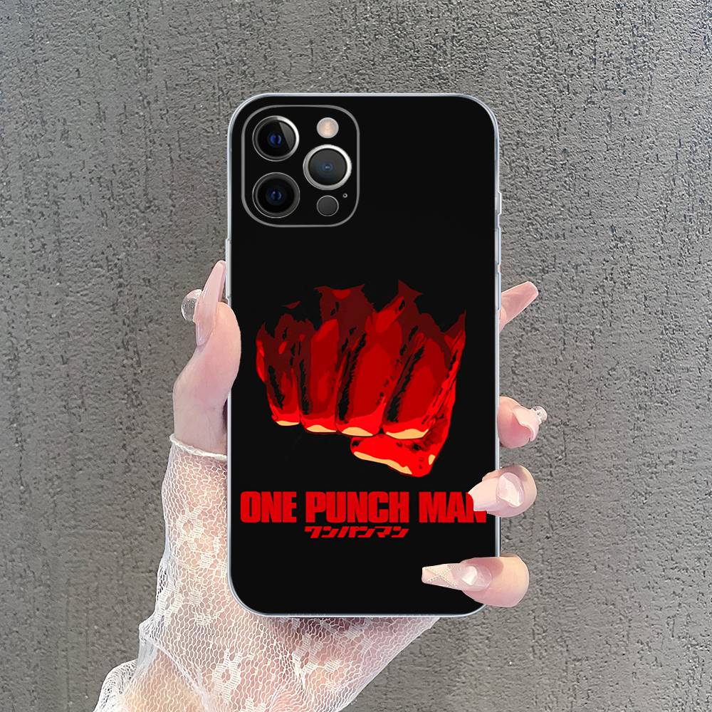 Superhero Anime One Punch Man Case For Iphone 17 16 15 Pro Max 11 12 13 14 Pro Plus Phone Cover