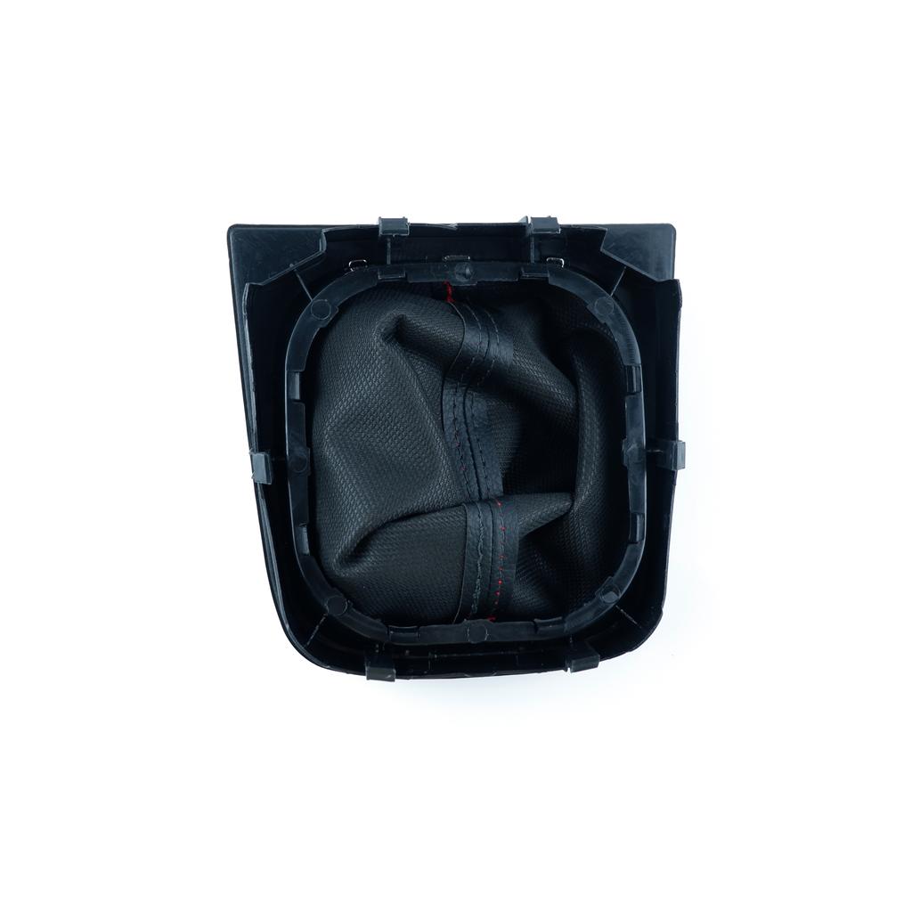 5 / 6 Rychlostní Hlava Řadicí Páky & Manžeta Černá Kůže Sada Pro VW Golf 5 6 Jetta V VI Scirocco