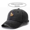 Fox Pattern Printed Visor Baseball Cap Adjustable Washed Cotton Baseball Hats Faded Outdoor Leisure Casquette
