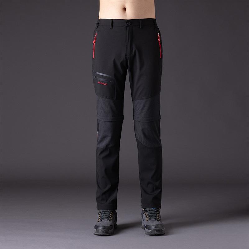 Los hombres primavera verano al aire libre pantalones de senderismo  impermeables finos acampar escalada pesca trekking softshell pantalones  largos / cortos más tamaño comprar a buen precio — entrega gratuita,  reseñas reales
