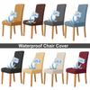 Waterproof Fabric Multi-Color Chair Cover Spandex Elastic Soft Chair Slipcover Seat Case For Kitchen Dining Room Free Shipping