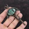 Ruby Fuchsite Pendant Copper Wire Wrapped Pendant Genuine Gemstone Pendant Dainty Copper Jewelry Gift For Her Handmade Wire Wrapping Jewelry