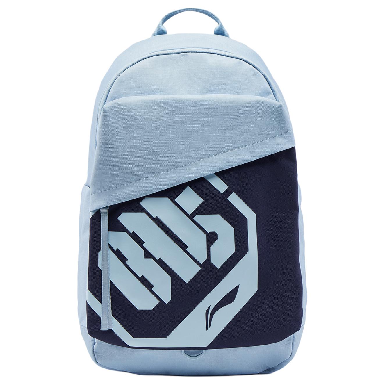 

Новый рюкзак LiNing BadFive из полиэстера для студентов, унисекс, мягкий, матовый, синий и рудный синий, ABSV413-2 31.0*15.0*48.0CM