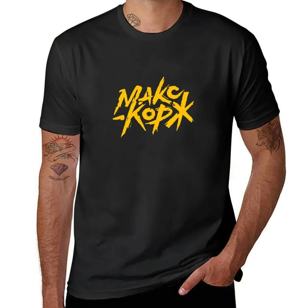 T-shirt Fan Max Korzh Taglie Forti Top Estivi Maglietta Grafica Vintage Magliette Nere Lisce Unisex