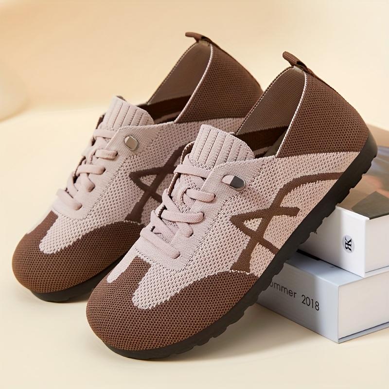 Sneakers Basse da Donna - Slip-On Traspiranti con Suola in PVC Antiscivolo, Morbide Ammortizzate Comode Casual, Primavera