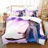 Fashion 3D Print Kawai Girl Beyond the Boundary Beding Set Bedrom Soft Modern Bedspreads Comefortable Soft with Soft Fabric Duvet Cover Pilowcase