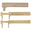 Brass Vernier Caliper Walnut Bracelet Measuring Tool Jewelry Testing Calipers