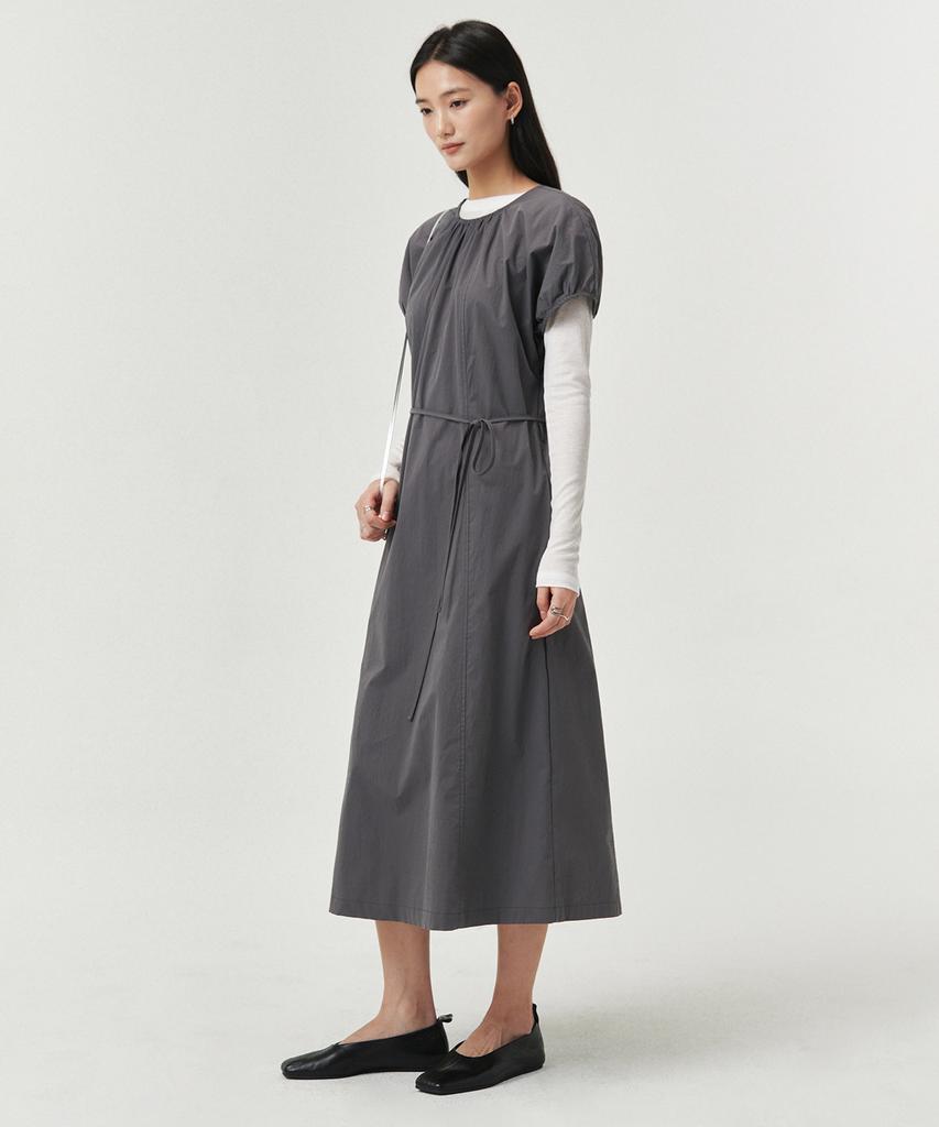 LOVLOV Two-Way Shirring Dress