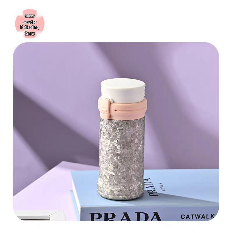 Kashima Titanium Insulated Travel Mug - Portable Double-Layer Pop-Up Pocket Cup for Outdoor Cycling & Climbing, with Gift Box.