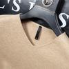 Men's Autumn and Winter Pullover V-neck Spliced Sweater Knitted Solid Color Fashion Commuter Versatile Long Sleeved Tops