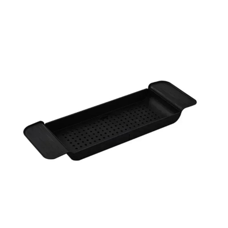 Bathroom Portable Tools Bathtub Shelf Extendable Bathtub Tray Shower Caddy Bamboo Bath Tub Rack Towel Holder Storage Organizer