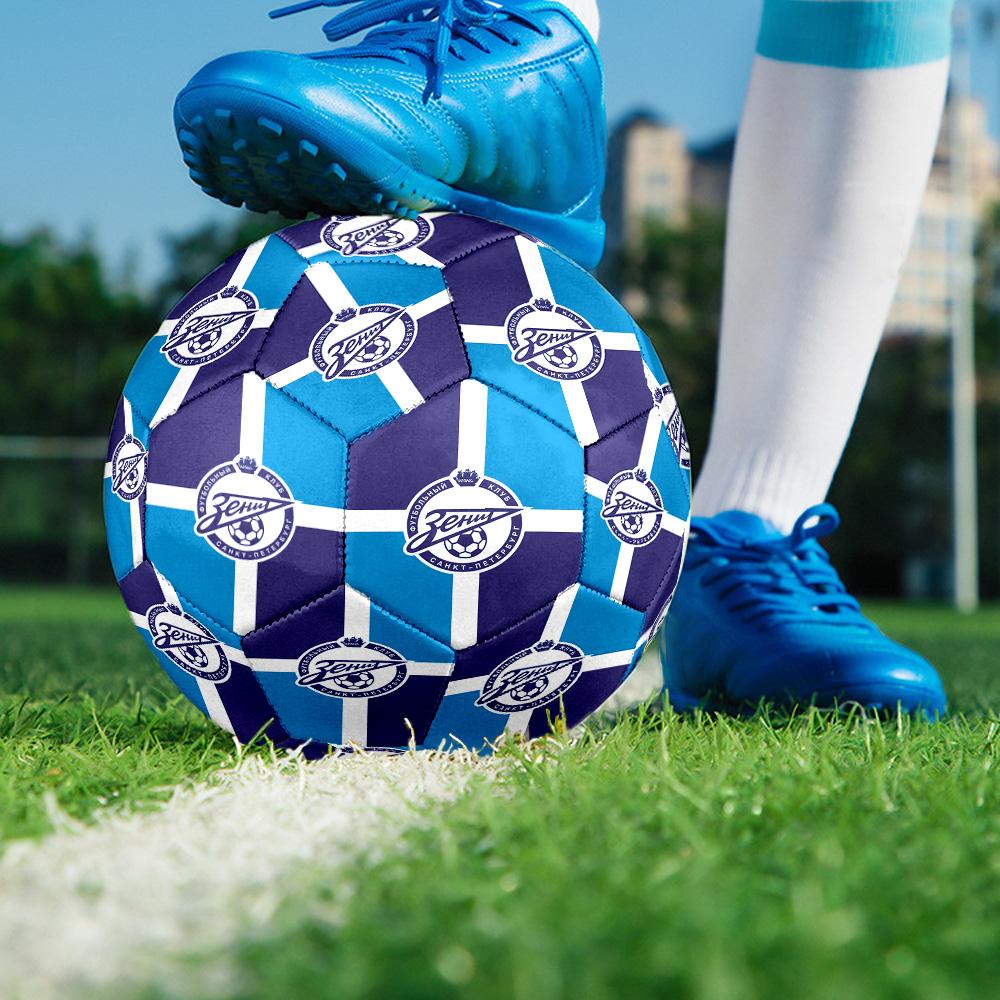 Zenit Saint Petersburg Indoor Soccer Ball Size 5 Colorful All Ages Machine Stitched PVC Competition Ready Durable High-Bounce