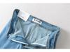 American-Style High-Waisted Stretchy Micro-Flare Jeans for Women - Spring/Autumn Wide-Leg Pants