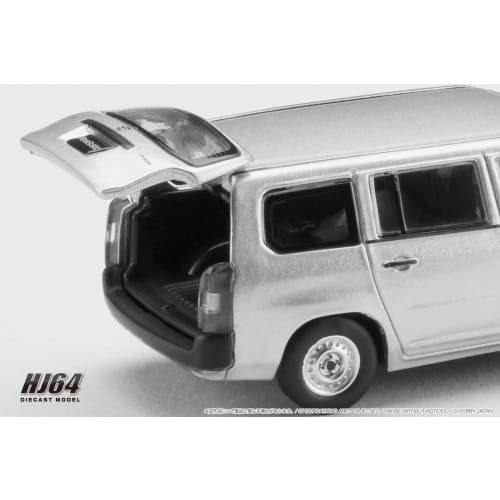 HJ64 1/64 Scale Toyota Probox Van DX Silver Metallic (Finished Product)