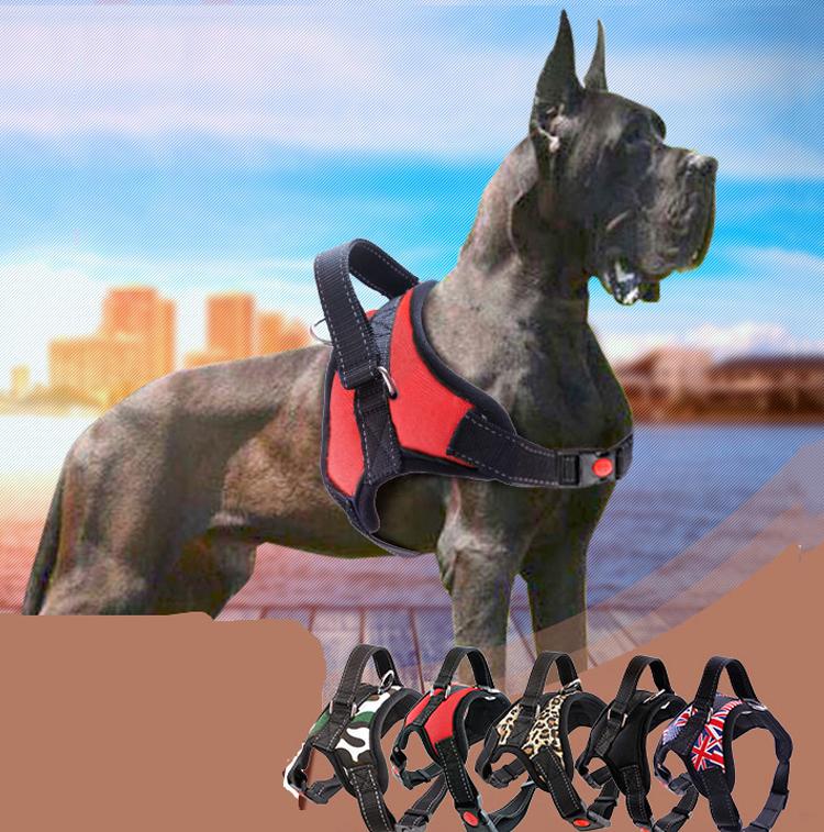Manufacturer Multi-design Reflective Breathable Big Pet Dog Harness