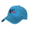 MOTOGP LOGO GEWASCHENE BAUMWOLLE BASEBALLKAPPE KLASSISCHE PASSFORM VERSTELLBARER HUT FÜR Unisex UND Frauen SPORTFAN ACCESSOIRE SCHWARZ ROT DESIGN