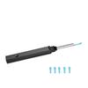 LED Lighted Ear Pick Spoon Ear Wax Cleaner with Soft Silicone Tip Rechargeable Electric Ear Pick for Family Check Ear