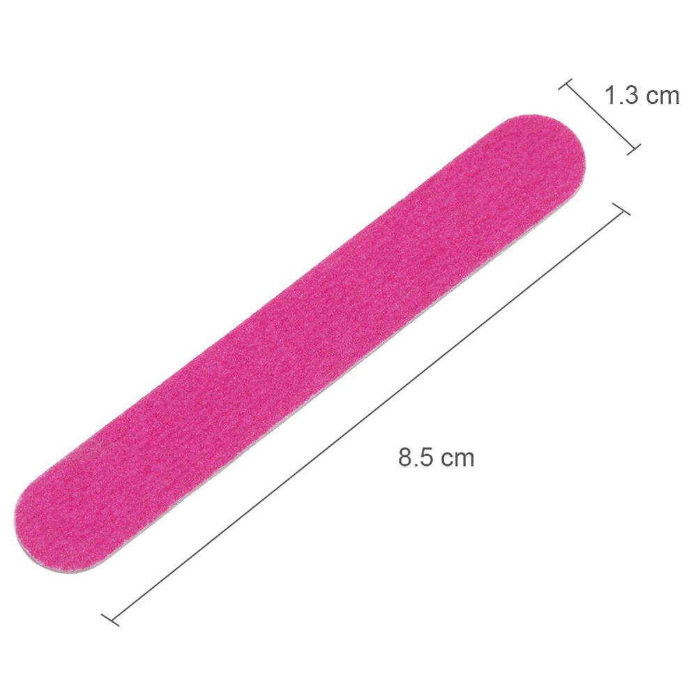 CR Store 100Pcs Double-Sided Disposable Nail Home Beauty Salon File Emery Shaping