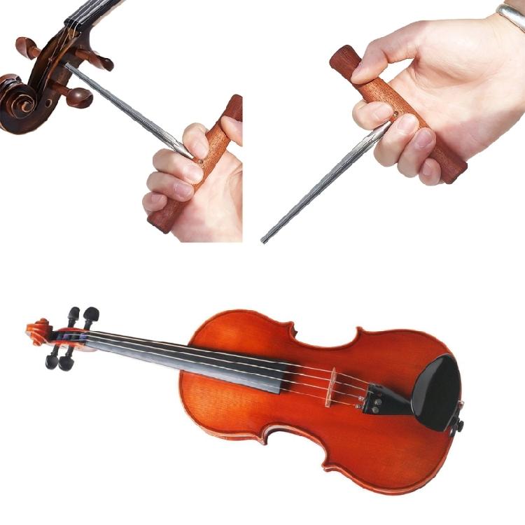 Professional Violin Peg Hole Tapering Tool Wood and Steel Construction Comfort Handle for Instrument Repair Specialists