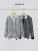 APO Menswear | Unisex Color Block Striped Sweater - POLO Lapel, Long Sleeve Knitwear for Autumn/Winter