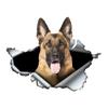 Adesivo Autoadesivo Pastore Tedesco Cane da Compagnia Adesivo per Auto Impermeabile Decorazioni Auto su Paraurti Lunotto Posteriore Laptop JM38