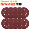 Universal 8 Hole Sanding Discs 125mm Sandpaper for Metal Wood Glass Sander Polishing Pads Home Abrasive Tools 40~3000 Grit