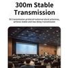 5.8G 300M Wireless HDMI-compatible Video Extender,1TX 4RX KVM Transmitter Receiver,4K 1080P IR Loop-Out for PC Laptop Projector Screen Display