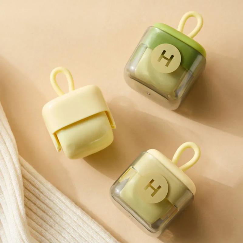 1/2Pcs Square Hair Sticking Portable Lint Rollers Washable Lint Remover Mini Sticking Roller Reusable Cleaning Hair Plush