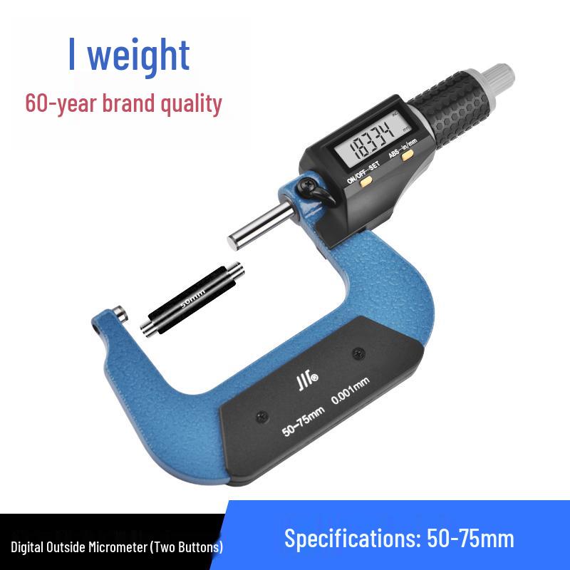High-Precision 0-25mm Digital Outside Micrometer Gauge 0.01mm