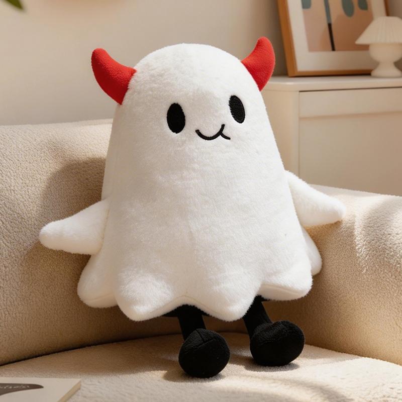30cm Kawaii Mensachtige Avocado Witte Kwaadaardige Pop Pluche Speelgoed Gevuld Lachend Blij Gezicht Pluche Knuffel Kalmerend Cadeau